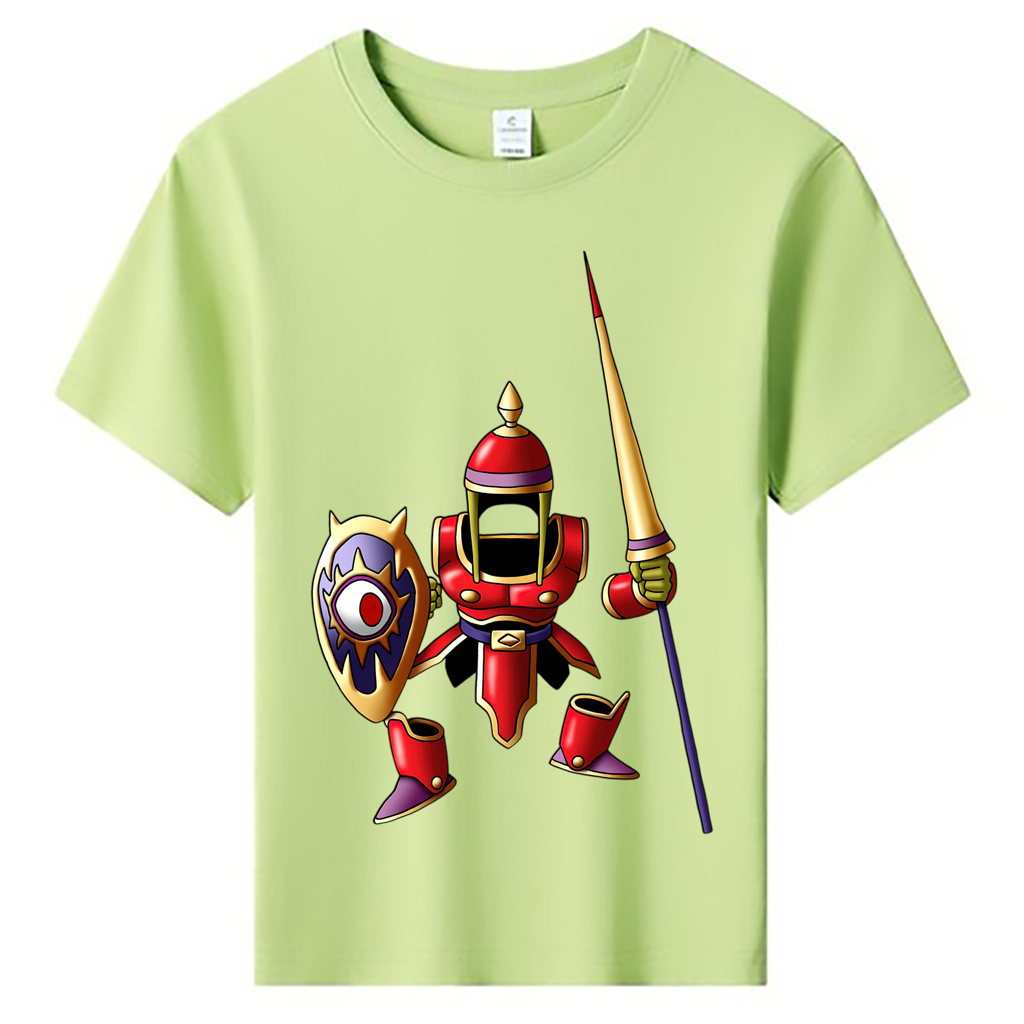 （画像用） ドラゴンクエスト Doragon Kuesuto Dragon Quest 綿100％キッズTシャツ（フロントプリント）